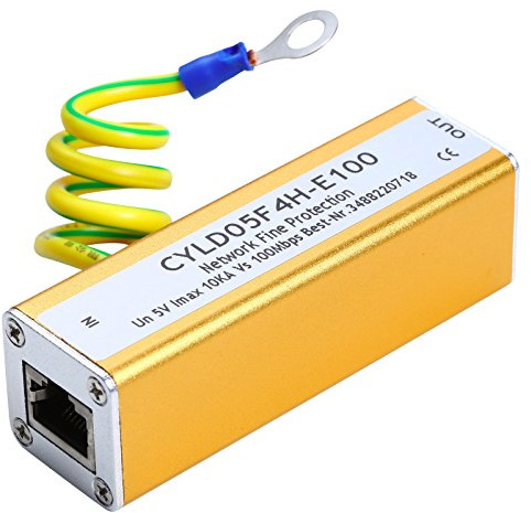 UHPPOTE Adaptateur réseau RJ45 Ethernet LAN Protection contre les surtensions Compatible Courant Porteur