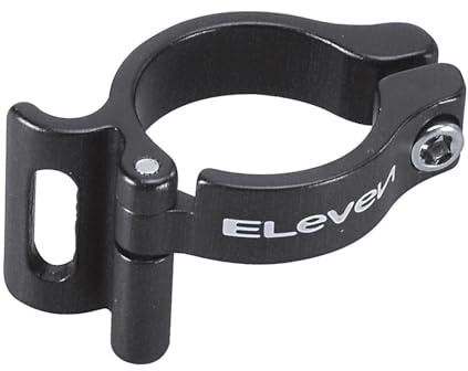 Eleven Schelle für Kettenschaltung aus Aluminium, Durchmesser 31,8 mm, schwarz