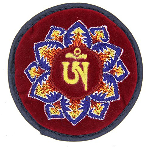 Tibetan Velvet Embroidered Small Singing Bowl Pillow