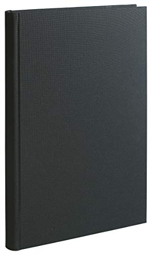 Le Delphin 397307D – 1 Register – Maße: 29,7 x 21 cm – A4-Format kariert 5 x 5 – Papier innen 90 g, 300 nummerierte Seiten, Hardcover aus schwarzem Segeltuch