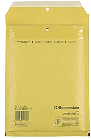 Soennecken Luftpolstertasche 1972 C/0 140x215mm hk br 100 St./Pack.