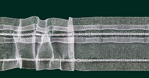 Ruther & Einenkel Gardinenband, PES, halbtransparent, 1000 x 5 x 0.1 cm