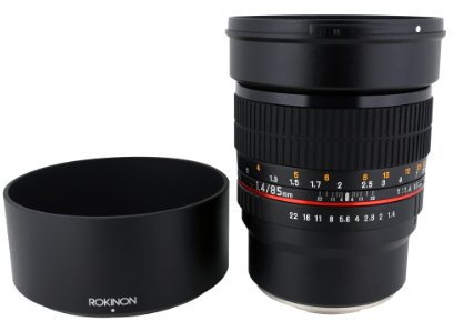 Rokinon 85M-E 85 mm F1.4 Festobjektiv für Sony, E-Mount und für andere Kameras, Schwarz