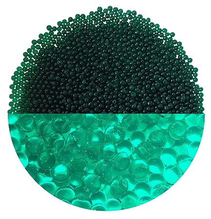 trendfinding 100 g de granulés retenant l'eau Vert de mer, granulométrie 3.5-4 mm, décoration pour Fleurs et Plantes, 10 litres très économique, Utilisation Polyvalente