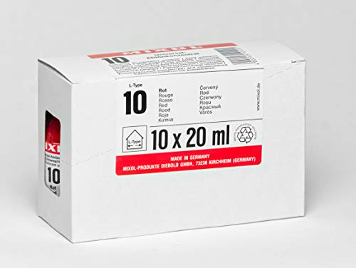 Pack 10x20ml MIXOL # 10 Rot