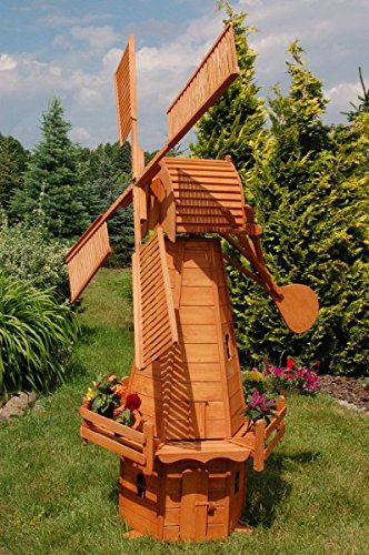 Deko-Shop-Hannusch Moulin à vent style hollandais Très grand modèle 2,68 m