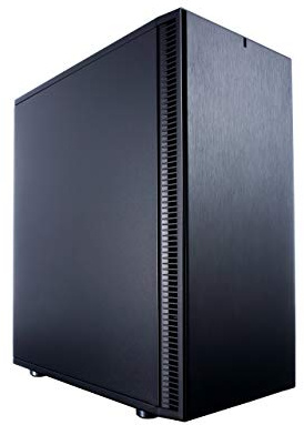 Fractal Design Define C - Compact Mid Tower Computer Case - ATX - Optimized For High Airflow And Silent Computing with ModuVent Technology - 2x 120mm Silent Fans included - PSU Shroud - Black