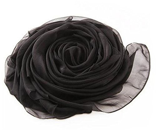 MEISHINE® 180 * 110cm Damen Elegant Seidenschal – Frauen Pashmina aus 100% Reiner Seide