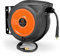 SuperHandy Air Hose Reel Retractable Spring Driven 3/8 x15m (50' ft) Long 300PSI 20BAR Max Polypropylene Premium Flex Hybrid Polymer Hose for Indoor Outdoor Use w/Lead in Hose & PVC Handle