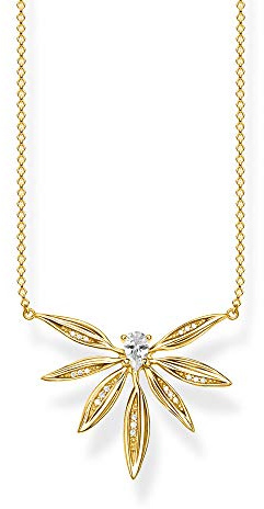 THOMAS SABO Kette 925 Sterlingsilber, 750 Gelbgold Vergoldung