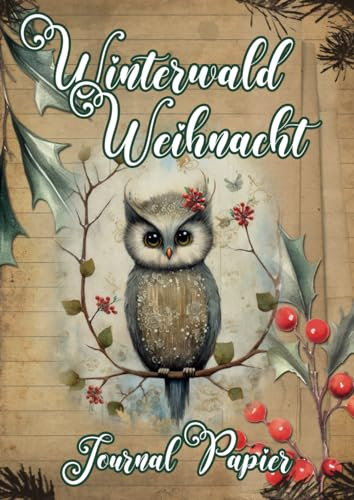 Winterwald Weihnacht: Journal Papier