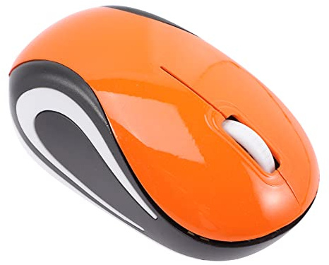 Mikinona Mouse Wireless Ergonomico Ricevitore Usb 2.4 Ghz Piccolo e Leggero Per Computer e Lavoro a Casa