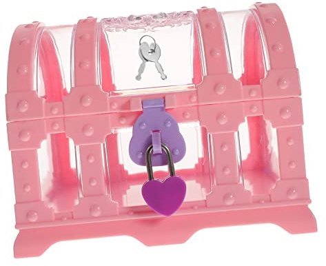 HONITANO Gem Toy Storage Box Plastic Treasure Chest for Boys and Girls Small Chest Lock Party Favor Box and Toy Storage