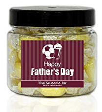 Sherbet Lemons 550g XSmall Sweet Jar– A Personalised Gift Jar Filled with Your Favourite Retro Sweets! (Happy Father’s Day)