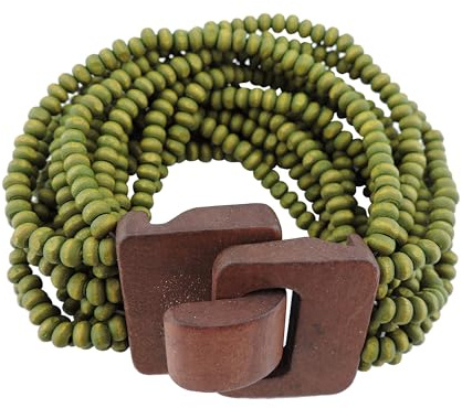 Coiris bracelet à petites perles multicouches large ethnique bijou féminin pour fête et quotidien