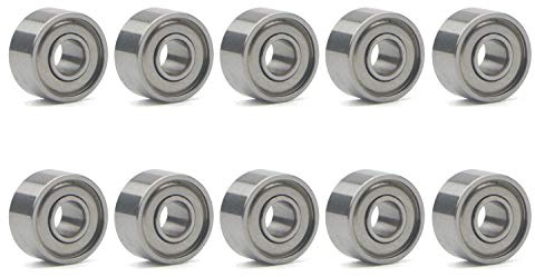 Unxuey 3x8x4 mm Miniature Steel Bearing 693ZZ R-830ZZ 619/3 Skateboard Deep Groove Ball Bearings10 Stück