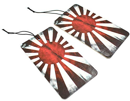2er Set Tuning Lufterfrischer Duftbaum fürs Auto Air Freshener Design Duft Anhänger V2 (2x Rising Sun)