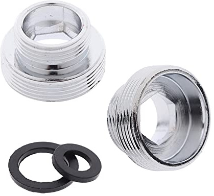 Wasserreiniger-Wasserhahn-Adapter, Luftsprudler 22 mm, NPT-Außengewinde, Übertragung auf Außengewinde, Wasserhahn-Anschluss, Belüfter für Badezimmer, Küche (M22 - M30), 2 Stück