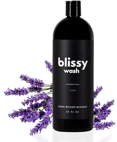 Plant Based Natural Laundry Detergent - Wool, Silk & Cashmere Detergent for Washing Machine - Naturally Scented with Lavender Oil - Silk Detergent, Cashmere Wash, Wool Shampoo - Silk Laundry Detergent