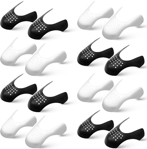 VITKSTAR 8 pairs Shoe Toe Crease Protector for Sneaker, Anti-Wrinkle Shoes Crease Protector Prevent Shoes Crease（7-13）