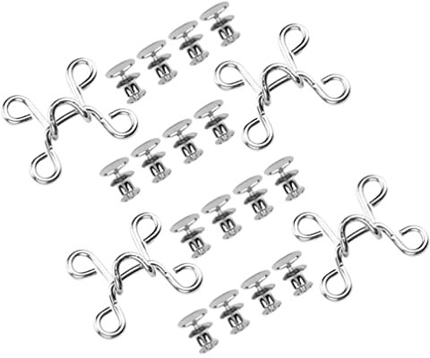 DECHOUS Hosen Enger Machen Clip: 4 StüCk Verstellbares Hosenbund Enger Machen Nagelfreie Taillenschnallen KnöPfe Hosen Enger Machen FüR Hosen, Jeans