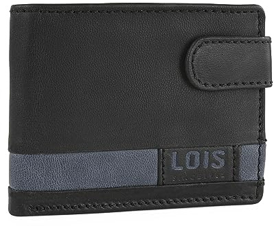 Cartera de Piel para hombre - Cartera hombre Piel con Monedero Interior y T