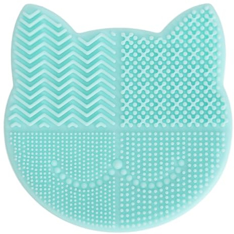 Tapis de nettoyage pour pinceaux de maquillage, grille de séchage pour éviter les dommages, agréable pour la peau, élimine la saleté, bol de nettoyage pour pinceaux de