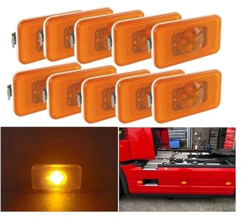FANGYID Feu Arrière Feux Latéraux De Camion Pour Volvo 20789440 Clignotants 10 Pièces Feux De Position Latéraux LED 24V Feu Stop