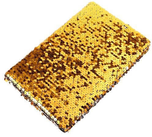 NUOBESTY Pailletten-notizbuch Mit Loseblatt-einband Gold Und Silber Für Tagebuch Journal Reisen Personalisiertes Handkonto Tagebuchbuch