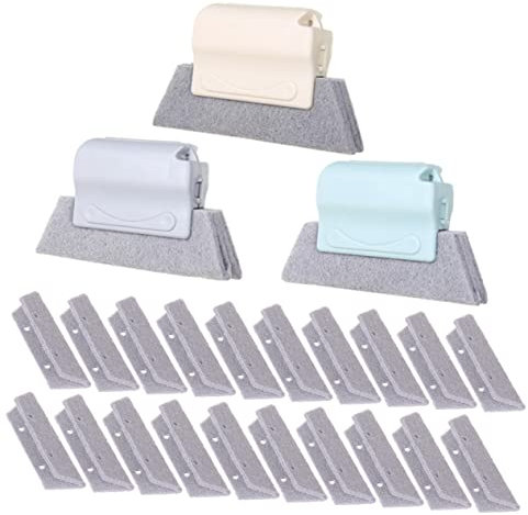 Beaupretty Pp Material Window Groove Cleaning Brush Set Sill Cleaner for Windows Small Cleaning Tools