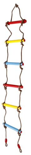 ERINGOGO kinderleiter kletterleiter für Outdoor für Kinderspielzeug für Koordination und Gleichgewicht Outdoor-Spielgeräte für Strickleitern Leiterseil Eisen
