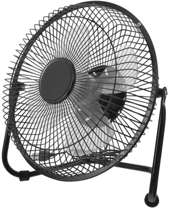 DIYEAH 360degré Mini Ventilateur De Bureau Silencieux Usb Métal Avec Rotation Et Inclinaison Réglable Pour Ordinateur Et Table