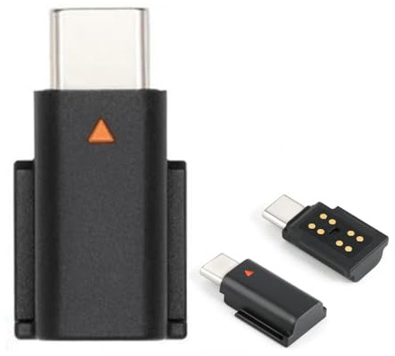 Adattatore per telefono cellulare di tipo C per DJI Mic 2, accessori connettore USB-C per smartphone/PC/Mac, per iPhone 15/16 Android serie di tipo C, compatibile con ricevitore DJI Mic 2