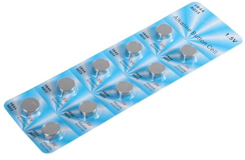 10 pilas de botón LR44 AG13 de 1,5 V A76 357 357A LR1154 SR1154 SR44 para relojes de juguete, juegos y relojes. Celdas de alimentación