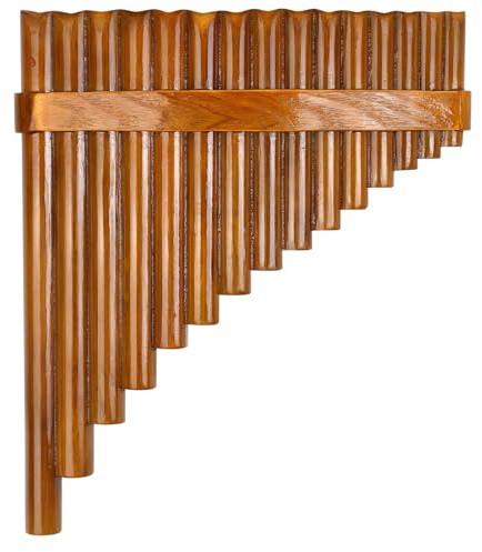 Panflöteninstrument 15 Rohr G Dur Gestimmt Panflöte Anfänger Erwachsene Professionelle Musikinstrumente(Right Hand)