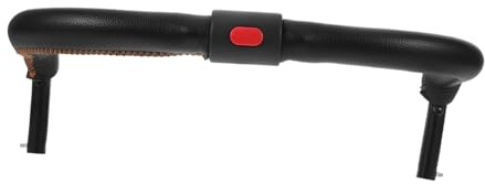 GARIOUANS Accoudoir de Poussette pour Aventures en Plein Air des Tout-petits Facile à Entretenir en Plastique Noir Barre Amovible Accessoire Confortable
