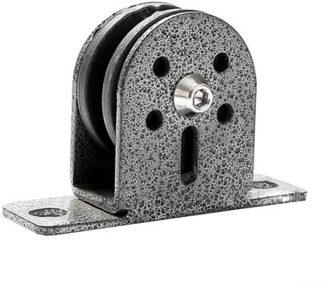 Sistema de polea de cable de gimnasio, polea de rodamiento fijo de acero, rueda guía de cuerda de alambre, equipo de fitness resistente, montaje en pared y techo, entrenamiento de fuerza