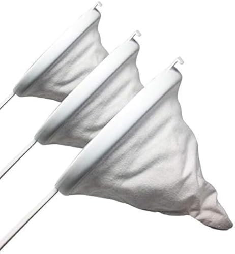 MGE - Set de 3 Coladores de Tela para Café, Infusiones y Té - Colador Franela Multiuso 16/18/20 cm
