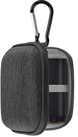 Geekria Shield Headphones Case Compatible with Fiio M5, BTR3, BTR5, A1, S.M.S.L IDOL+, IDEA, X4, Shanling M1, UP4, Replacement Hard Shell Travel Carrying Bag with Cable Storage (Dark Grey)