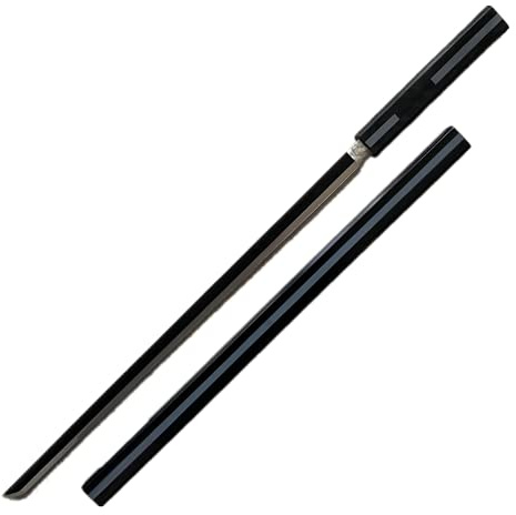 damdos Épées en mousse Pour épée de Zaozhi + fourreau - Armes de cosplay Uchiha Sasuke Katana Cadeau de Noël ou d'anniversaire pour homme et femme (noir)