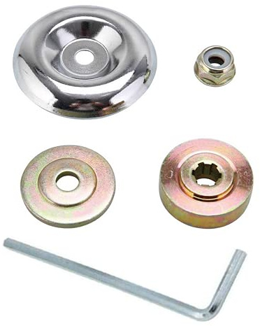 Lot de 5 écrous de Rechange en métal pour boîte de Vitesses avec vis à Six pans Creux pour débroussailleuse, débroussailleuse, kit de Fixation Universel M10 pour Tondeuse à Gazon, débroussailleuse