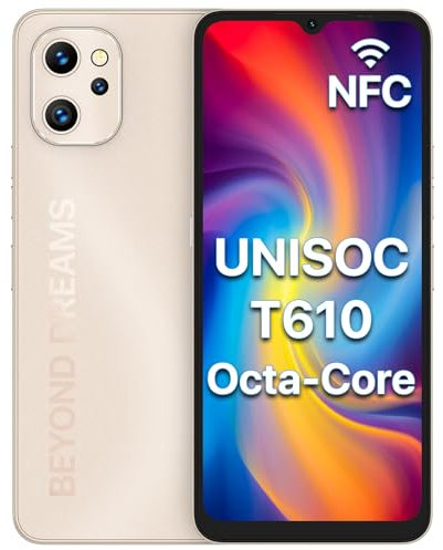 UMIDIGI Smartphone Günstig Ohne Vertrag, 4GB+128GB NFC Handy, 6,7 Zoll HD+ Display, 48MP+16MP Kamera, 5150 mAh, 4G Dual SIM Android Handys Ohne Vertrag, Octa-Core/Fingerabdruck/GPS