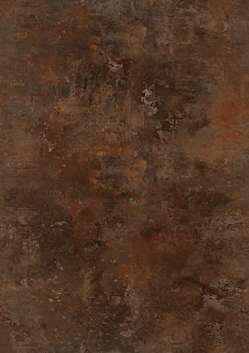 Rasch Tapete 429671 - Fototapete auf Vlies im Industrial Look mit Metall-Optik in Braun - 3,00m x 2,12m (LxB)