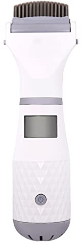 WARQO Electric Lice Comb, Head Lice Treatment for Kids/adults/Pet, Electric Lice Comb Premium Chemical Free Lice Treatment with Night Effect Display, Onecolor