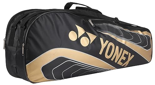 YONEX Badminton Kitbag BT5 | 2 Reißverschlussfächer zur Aufbewahrung von 3 Schlägern und Kleidung |