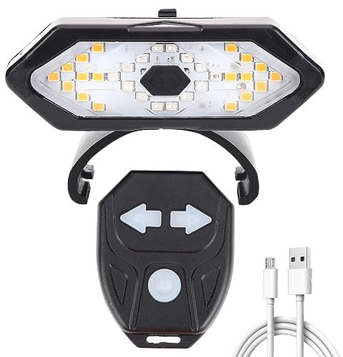 Starnearby Fanale Posteriore Scooter Elettrico con Telecomando Lampada Posteriore LED USB Ricaricabile Luce Posteriore Monopattino Elettrico Indicatori di Direzione per M365, Pro 2, MI 4