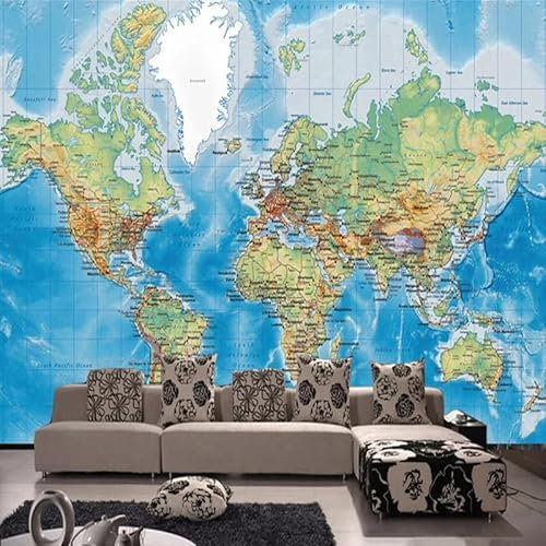 KoKoty Mural Papel Pintado Fotomurales 3D -200 x 200 cm-Póster Gigante de Pared Personalizado 3D Decoración Salón Dormitorio