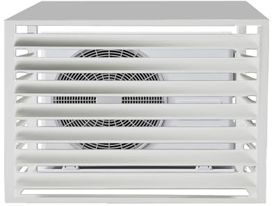 Robuste Cache Climatiseur Exterieur, Housse Climatiseur, Couvercle De Climatiseur, Cache Poubelle, Cache Pompe A Chaleur, Clôture En Aluminium pour Jardin, Patio, Pelouse équipement de piscine (Color