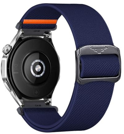 DINGK Uhrenarmband für OnePlus Watch 2 Armband Weiches Elastisches Nylon Atmungsaktiv Outdoor Sport Verschleißfest Verstellbares Ersatzbänder Kompatibel mit OnePlus Watch 2 Band (3)