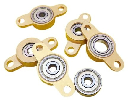 1 cuscinetto in lega di zinco calibro 5 mm 6 mm 7 mm KFL05 KFL06 KFL07 KFL08 KFL10 con flangia e supporto a cuscinetto(KFL 6mm)